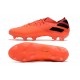 Crampons adidas Nemeziz 19.1 FG Homme - Corail Noir Rouge Goire