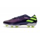 Crampons adidas Nemeziz 19.1 FG Homme - Violet Vert