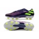 Crampons adidas Nemeziz 19.1 FG Homme - Violet Vert