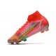 Nike Mercurial Superfly 8 Elite FG Homme Rubis Argent Metallique