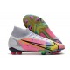 Nike Mercurial Superfly 8 Elite FG Homme Blanc Rose