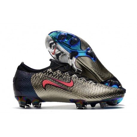 Crampon Nike Mercurial Vapor XIII Elite FG Argent Rouge