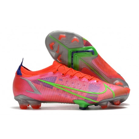 Nike Mercurial Vapor 14 Elite FG Chaussure Rubis Argent Metallique