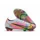 Nike Mercurial Vapor 14 Elite FG Blanc Argent Métallique Raison Foncé