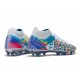 Nike Phantom Generative Texture GT Elite DF 3D FG Blanc Bleu Rose Jaune