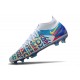 Nike Phantom Generative Texture GT Elite DF 3D FG Blanc Bleu Rose Jaune