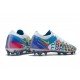 Nike Nouvelle Phantom GT Elite 3D FG Blanc Bleu Rose Jaune