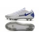 Nike Crampons Nouvelle Phantom GT Elite FG Blanc Bleu