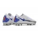 Nike Crampons Nouvelle Phantom GT Elite FG Blanc Bleu