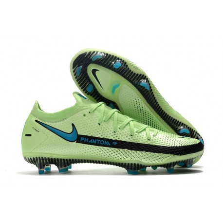 Nike Crampons Nouvelle Phantom GT Elite FG Impulse - Vert Bleu