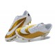 Chaussures Football Nike Hypervenom Phantom FG Premium Or Blanc