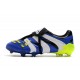 Adidas - Chaussures Football Predator Accelerator FG Bleu Blanc Vert