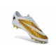 Chaussures Football Nike Hypervenom Phantom FG Premium Or Blanc