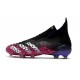 Crampons adidas Predator Freak + FG Noir Blanc Rose Choc