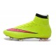 Nouveau Chaussures de Football Nike Mercurial Superfly 4 FG Volt Hyper Rose Noir