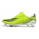 Chaussures de football adidas X Ghosted+ FG jaune fluo noir