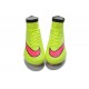 Nouveau Chaussures de Football Nike Mercurial Superfly 4 FG Volt Hyper Rose Noir