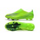 Chaussures de football adidas X Ghosted+ FG Vert Violet Jaune