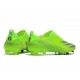 Chaussures de football adidas X Ghosted+ FG Vert Violet Jaune