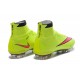 Nouveau Chaussures de Football Nike Mercurial Superfly 4 FG Volt Hyper Rose Noir