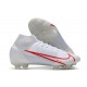 Nike Mercurial Superfly 8 Elite FG Homme Blanc Rouge