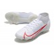 Nike Mercurial Superfly 8 Elite FG Homme Blanc Rouge