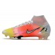 Nike Mercurial Superfly 8 Elite FG Homme Blanc Mangue