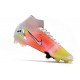 Nike Mercurial Superfly 8 Elite FG Homme Blanc Mangue