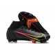 Nike Mercurial Superfly 8 Elite FG Homme Noir Rouge