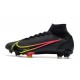 Nike Mercurial Superfly 8 Elite FG Homme Noir Rouge