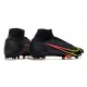 Nike Mercurial Superfly 8 Elite FG Homme Noir Rouge