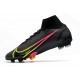 Nike Mercurial Superfly 8 Elite FG Homme Noir Rouge