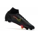 Nike Mercurial Superfly 8 Elite FG Homme Noir Rouge