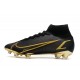 Nike Mercurial Superfly 8 Elite FG Homme Noir Or