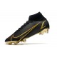 Nike Mercurial Superfly 8 Elite FG Homme Noir Or