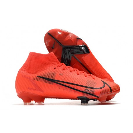 Nike Neuf Mercurial Superfly VIII Elite FG Rouge Noir