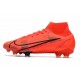 Nike Neuf Mercurial Superfly VIII Elite FG Rouge Noir