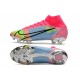 Nike Mercurial Superfly 8 Elite FG Homme Rose Bleu Vert