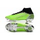 Nike Neuf Mercurial Superfly VIII Elite FG Vert Argent Noir