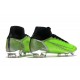 Nike Neuf Mercurial Superfly VIII Elite FG Vert Argent Noir