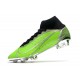 Nike Neuf Mercurial Superfly VIII Elite FG Vert Argent Noir