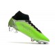 Nike Neuf Mercurial Superfly VIII Elite FG Vert Argent Noir