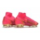 Nike Mercurial Superfly 8 Elite FG Homme Rouge Noir Or