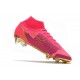 Nike Mercurial Superfly 8 Elite FG Homme Rouge Noir Or