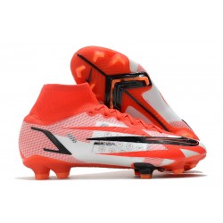 Nike Mercurial Superfly 8 Elite CR7 FG Rouge Piment Noir Fantôme Orange