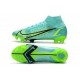 Nike Neuf Mercurial Superfly VIII Elite FG Impulse - Turquoise Vert