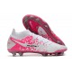 Chaussures Nike Phantom GT Elite DF FG Blanc Rose