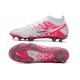 Chaussures Nike Phantom GT Elite DF FG Blanc Rose