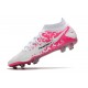 Chaussures Nike Phantom GT Elite DF FG Blanc Rose