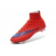 Nouveau Chaussures de Football Nike Mercurial Superfly 4 FG Rouge Vif Violet Persan Noir